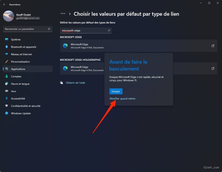 Comment empêcher Windows de vous forcer à utiliser Microsoft Edge