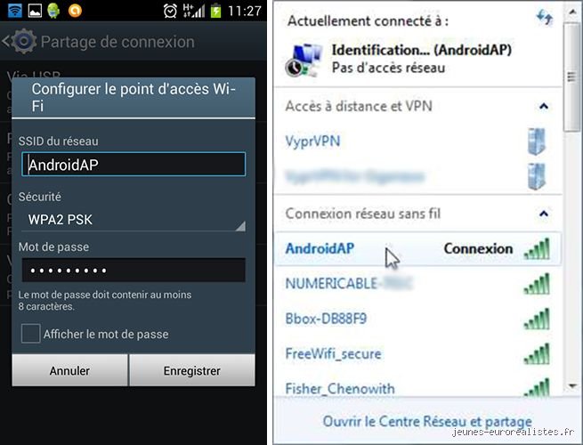 Comment enlever quelqu'un d'un partage de connexion ?