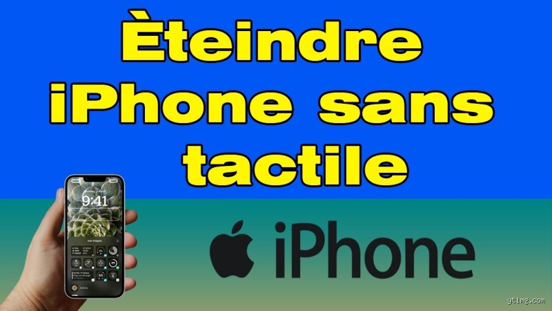 Comment éteindre un iPhone quand le tactile ne marche pas ?
