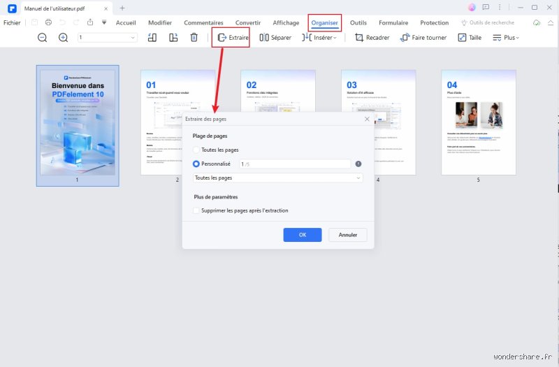Comment extraire une seule page d'un document Word ?
