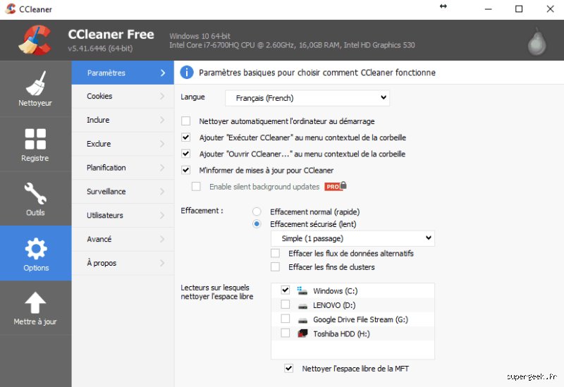 Comment faire un bon nettoyage avec CCleaner ?