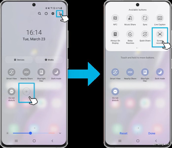 Comment faire une capture d'écran en tapant deux fois sur Samsung