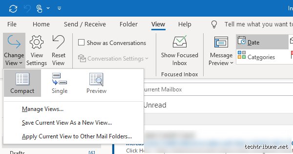 Comment modifier la boîte de réception Outlook ?