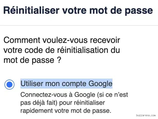 Comment récupérer mon compte Gmail avec Facebook ?