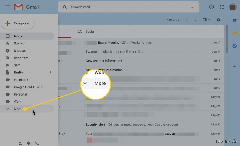 Comment récupérer un mail archivé sur Gmail