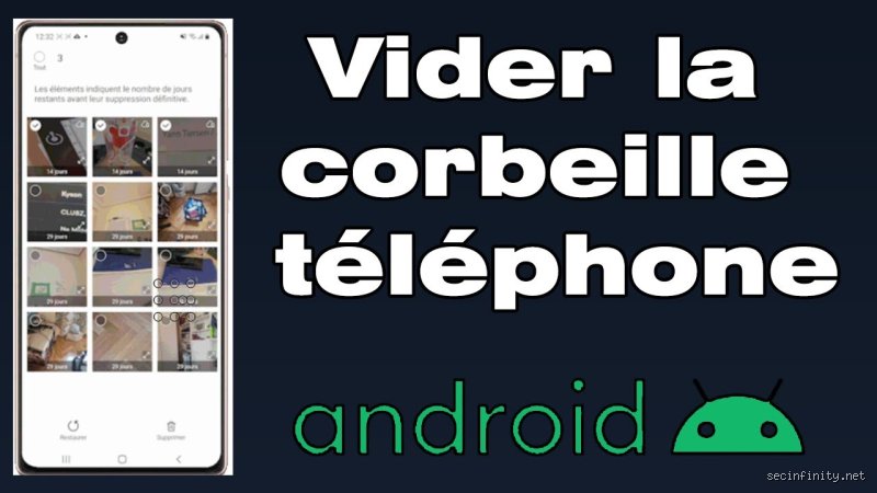 Comment vider la corbeille d'un seul coup ?