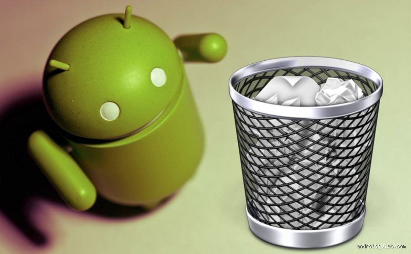 Où se trouve la poubelle sur un Android ?