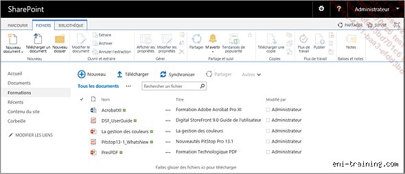 Où se trouve le SharePoint ?