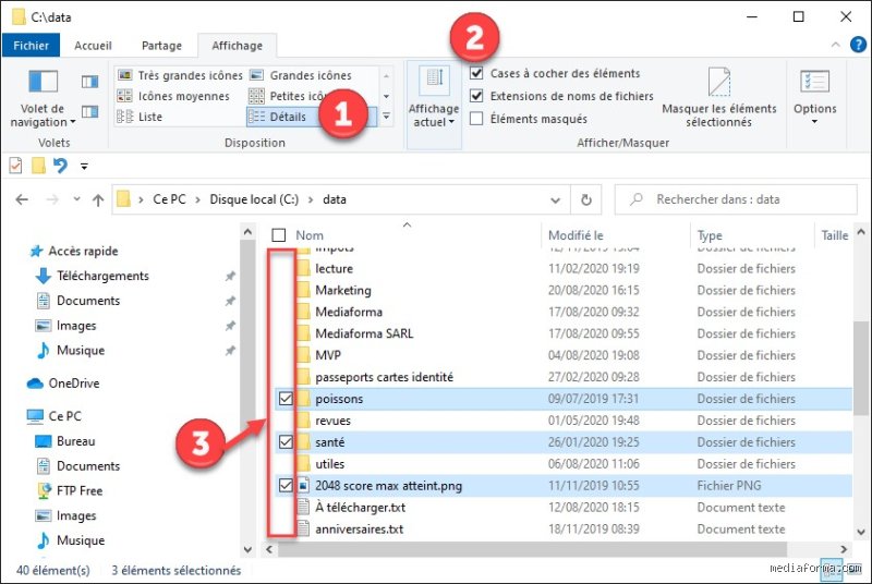 Où trouver des fichiers ?