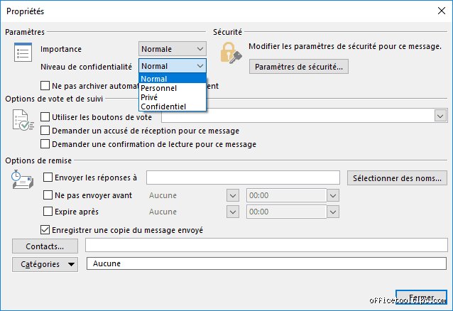 Où trouver les paramètres de ma boîte mail ?