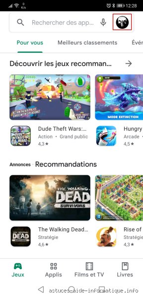 Où trouver mes applications dans Play Store ?