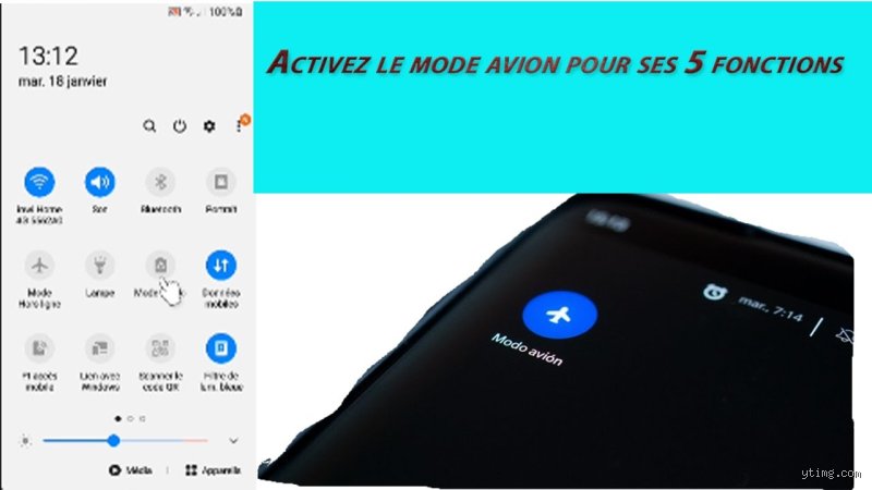 Pourquoi il faut mettre le mode avion ?
