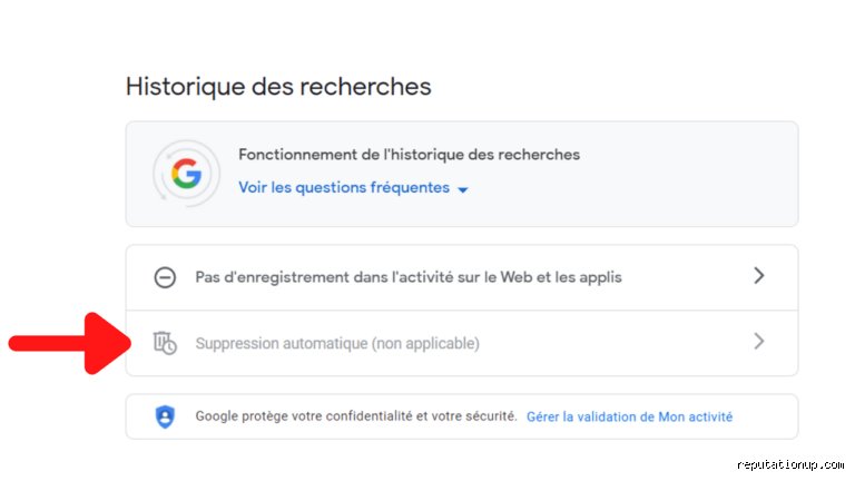 Pourquoi je n'arrive pas à supprimer mes recherches Google ?