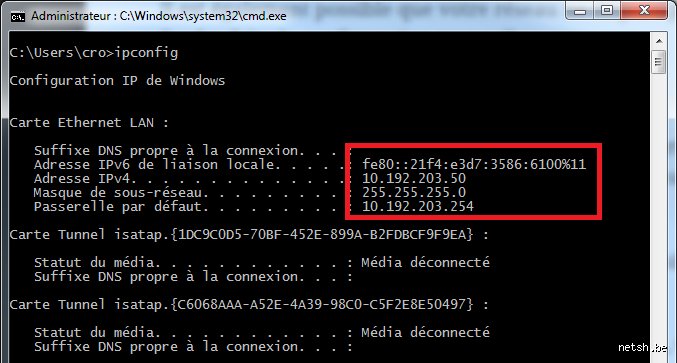 Pourquoi l'adresse IP ne marche pas ?