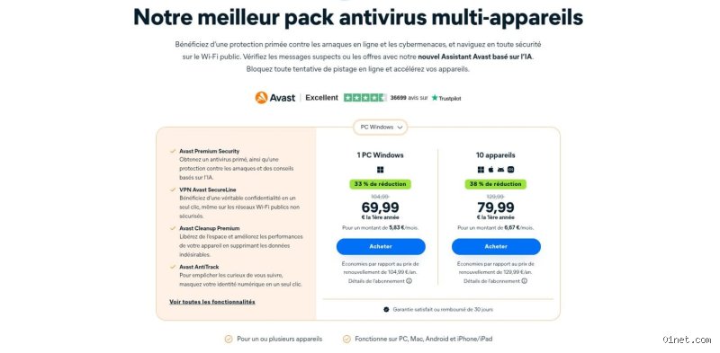 Quel est le meilleur antivirus Avast pour vraiment se protéger en 2024 ?