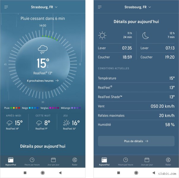 Quelle est l'application la plus fiable pour la météo ?
