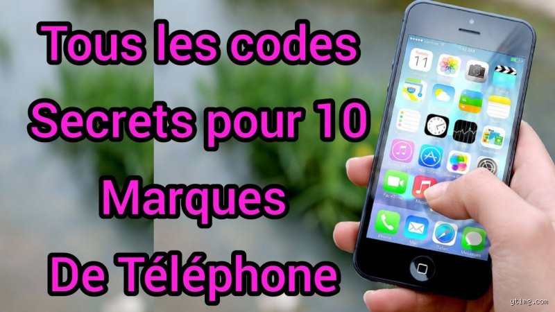 Quels sont les codes des téléphones ?