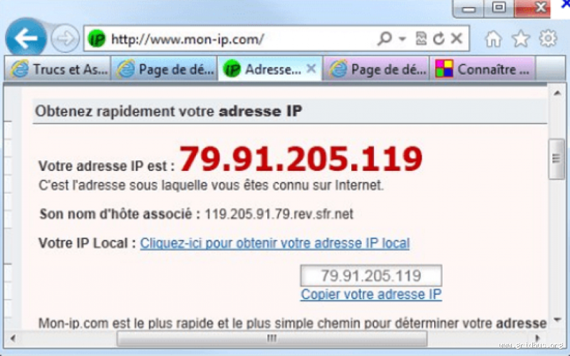 Est-ce que l'adresse IP change ?