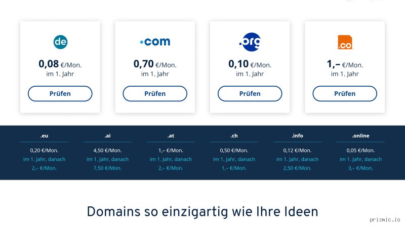 Wie viel kostet der Kauf einer Website-Domain?