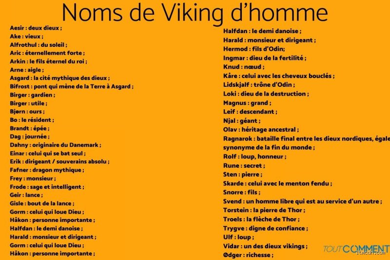 Quel est le vrai nom des Vikings ?