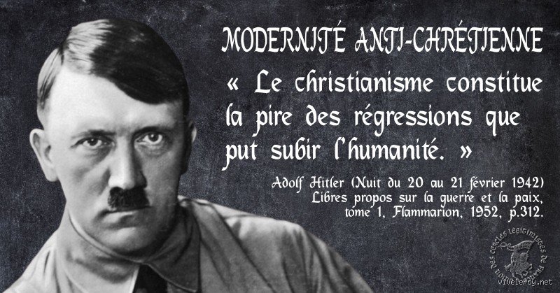 Quelle était l'opinion d'Hitler sur Jésus ? Entre récupération idéologique, délire aryen et haine du judaïsme