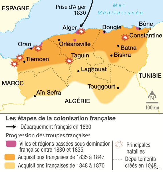 Qui a occupé l'Algérie ? Une histoire longue et complexe, de 1830 à l'Indépendance