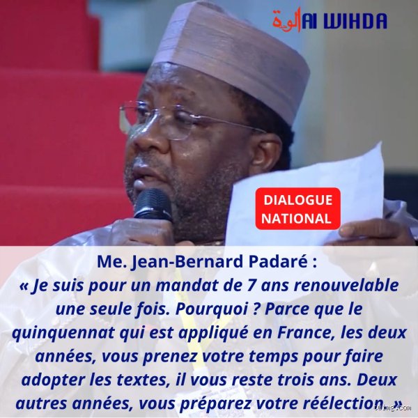 Qui a un mandat de 7 ans ?
