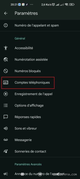 Comment appeler 2K ?