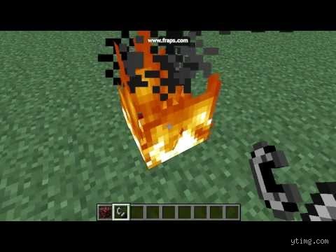 Comment faire du feu infini dans Minecraft ?