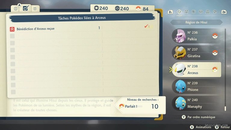 Comment finir Arceus ?