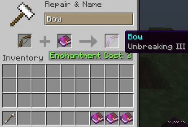 Quel enchantement pour arc Minecraft ?