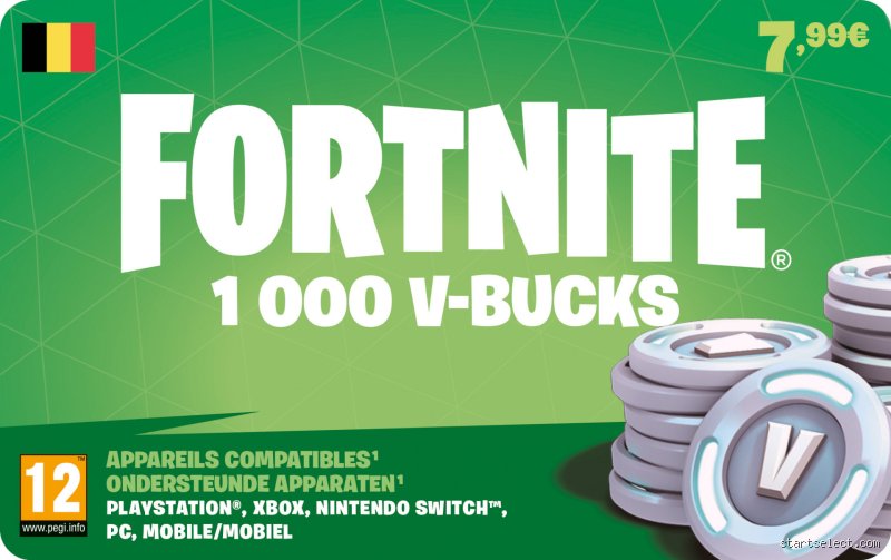 Quel est le prix de 1000 V-Bucks ?