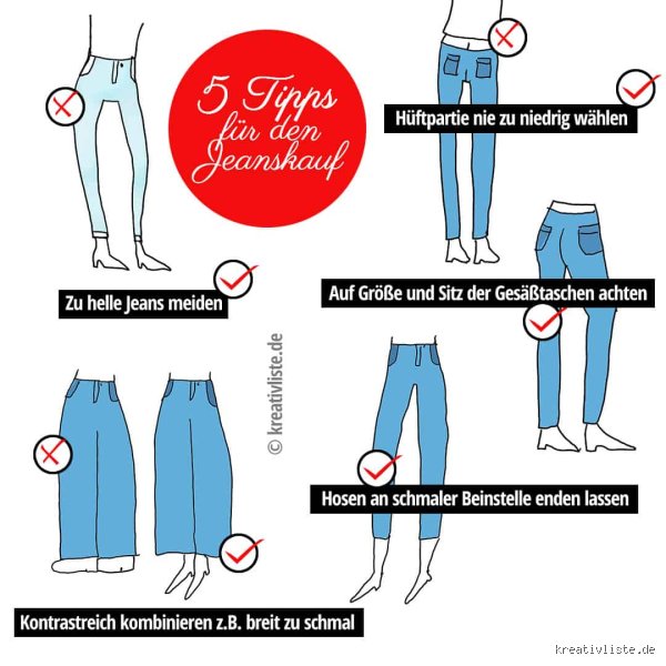 Wie muss eine High-Waist Jeans sitzen?