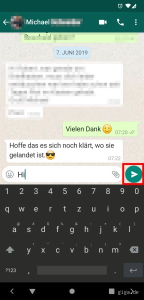 Was antworten zu whats up?