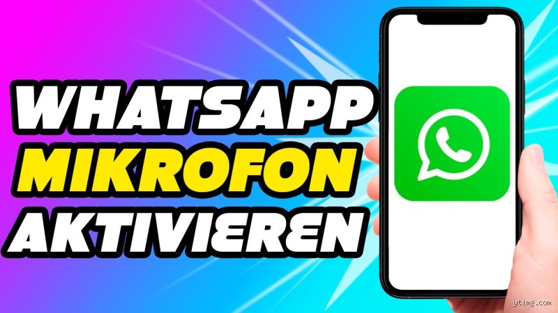 Was bedeutet das grüne Mikrofon bei WhatsApp?