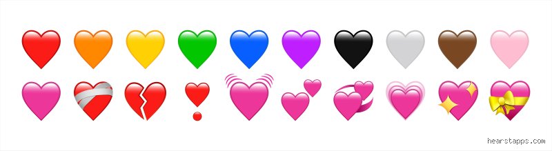 Was bedeutet ein Herz Smiley wirklich? Die ganze Wahrheit über das rote Herz und seine bunten Freunde