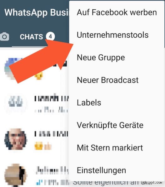 Wie antworte ich in WhatsApp Gruppe?