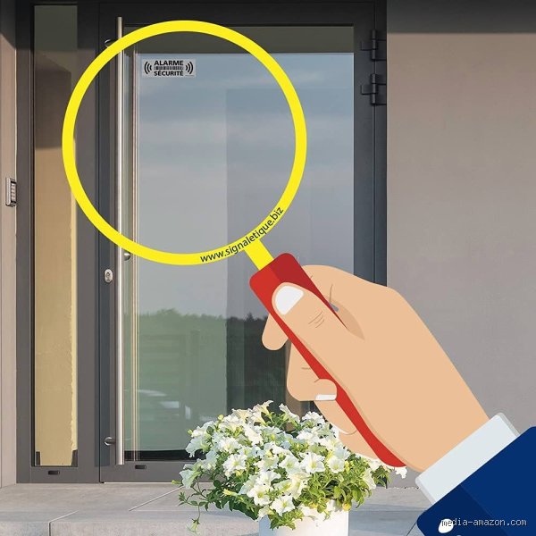 Où mettre un autocollant d'alarme pour dissuader efficacement les cambrioleurs sans transformer sa maison en bunker ?