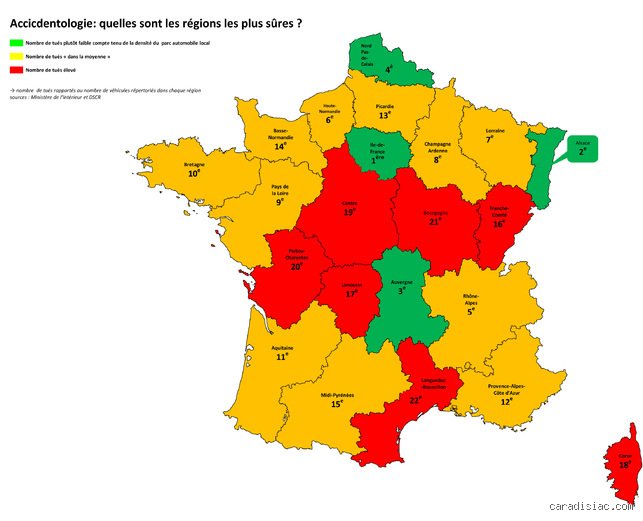 Quelle est la région la plus sécurisée en France ? Le classement fondé sur les chiffres du ministère de l'Intérieur