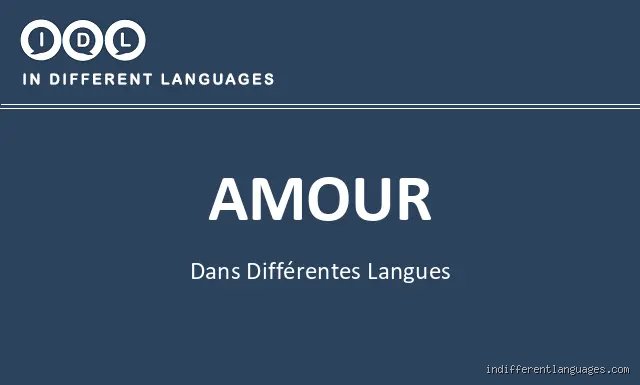 Comment dire mon amour dans toutes les langues ?