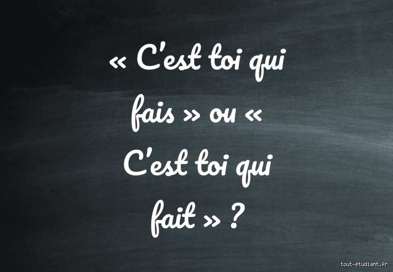 Est-ce toi qui fais ? Analyse experte de cette tournure interrogative en français