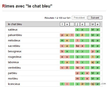 Quel mot rime avec neuf ?