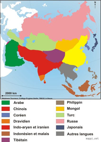 Quelles sont les langues les plus parlées en Asie ?