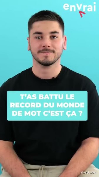 Qui a le record du monde du plus de mots en 1 minute ?