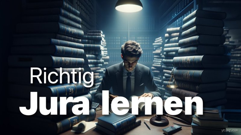 Wie lerne ich am besten in Jura?
