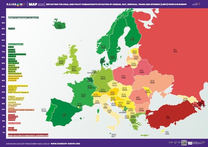 Quel est le pays où il y a le plus de lesbiennes ? Analyse chiffrée et réalités sociologiques mondiales