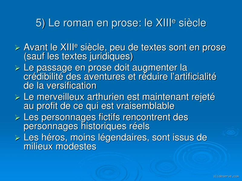 Quel est le premier roman écrit en prose ?