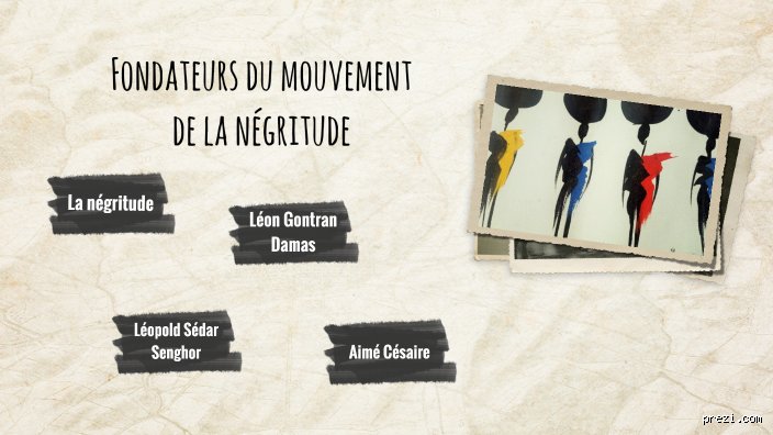Quels sont les trois fondateurs de la négritude ?