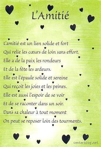 Qui rime avec amitié ?