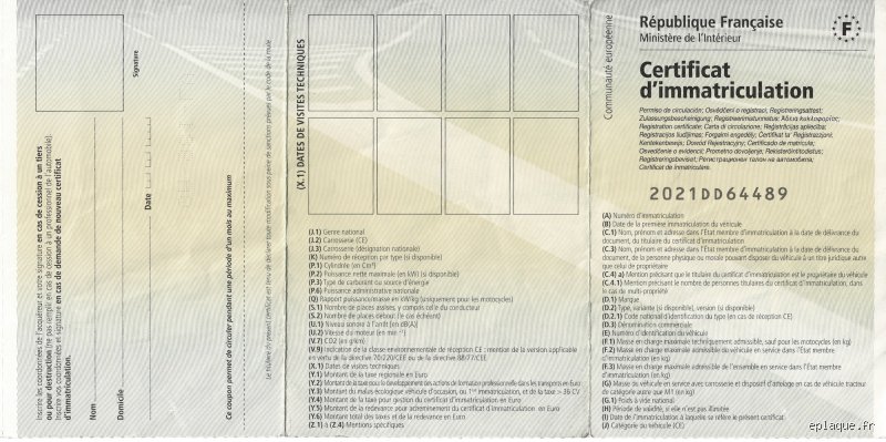 Qui doit signer sur la carte grise barrée ?